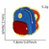 oly-8d43ccd159b876cf65790e072929a033 Wholesale Cartoon Embroidery Patches Gold Edge Towel Cloth Sticker for Children Clothing Bags Decor Iron-On Fashion Accessory