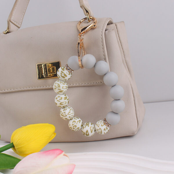 oly-8d6261c9125fee2c8de981caa5bdd5a8 Wholesale Water Transfer Silicone Bead Keychain Fashion Accessory Gift for Party