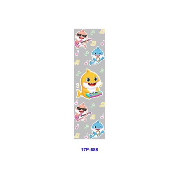 oly-8d64ed10acad8de6e583d409ea7201e8 Wholesale 2/8/16pcs UV DTF Stickers Kids Favourite Shark Cartoon Pen and Bookmark Stickers