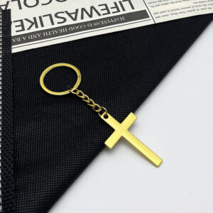 Gold round buckle