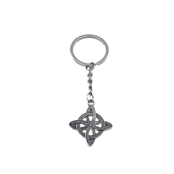 Wholesale Silver Metal Celtic Knot Keychain Pendant Car Key Accessory Gift