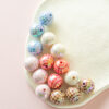 oly-8db32af2a48455747f342ecae5e0135a Wholesale Light Luxury Acrylic Grid Beads DIY Phone Charm Car Key Accessory for Resale