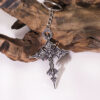 Wholesale Cross Skull Alloy Keychain Fashion Accessory for Car Keys Gift for Men
