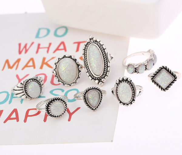 Wholesale Vintage Geometric Design Ring - Fashion Jewelry Accessory for Gift and Resale