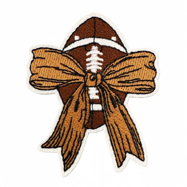 Wholesale Embroidered Iron-On Patch Rugby Leopard Design Craft Supply for DIY