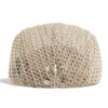 Wholesale Summer Breathable Mesh Baseball Cap for Women Adjustable Dome Design in White, Ideal for Resale Gift