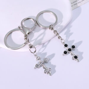 oly-8deeabf1dcfbc80c048a30f12c834752 Wholesale Zinc Alloy Gothic Cross Keychain Pendant Vintage Hip Hop Style Jewelry Accessory for Gift