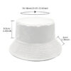 Wholesale Patent Leather Reversible Fisherman Hat Two Sided Wear Sun Protection Foldable Casual Unisex for Resale