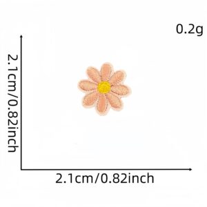 Orange mini cloth sticker 7#