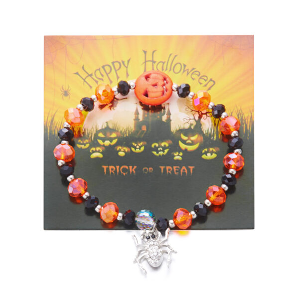 oly-8e1bac9e9c60ec40b56aab0f849ecd12 Wholesale Halloween Cartoon Beaded Bracelet Set Witch Pumpkin Spider Wizard Hat Multilayer Stacking Alloy Women's Jewelry Accessory