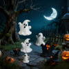 Wholesale Resin Halloween Ghost Figurine Desktop Decor for DIY Craft Party Gift