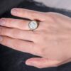 oly-8e337f4411f9c23f176fe3300c79cd14 Wholesale Retro Face Ring Gold Alloy Adjustable Jewelry Accessory Gift