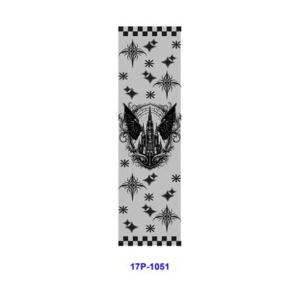 oly-8e39d055a55a8c0fdd92fffc09220462 Wholesale 2/8/16pcs UV DTF Stickers Wing Skull Gothic Castle Ornament Patterns Pen and Bookmark Stickers