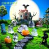 Wholesale Halloween Resin Crystal Ball Figurine - Pumpkin Rabbit Ghost Decorative Ornament for Home Decor Gift Resale