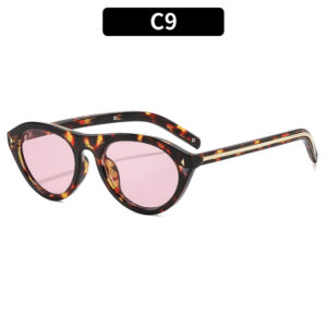 C9-tortoiseshell frame pink flakes