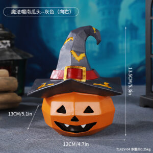 7142v-04 magic hat pumpkin head--gray (right) / As shown in the picture