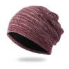 oly-8e5e384f4394352c333e7024cfe98b3c Wholesale Striped Acrylic Knit Beanie Cap Unisex Warm Dome Hat for Everyday Wear