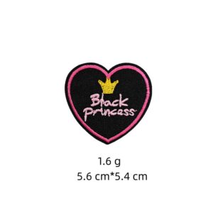 2# Black girl Hot Melt Adhesive cloth stickers