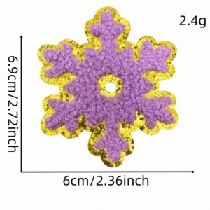 Snowflake cloth stickers 10 #