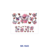 oly-8e830f97e190e6c48c948212dbc3ee05 Wholesale 8pcs Butterfly Floral Cartoon Character Pattern Mini Cup Keychain Sticker