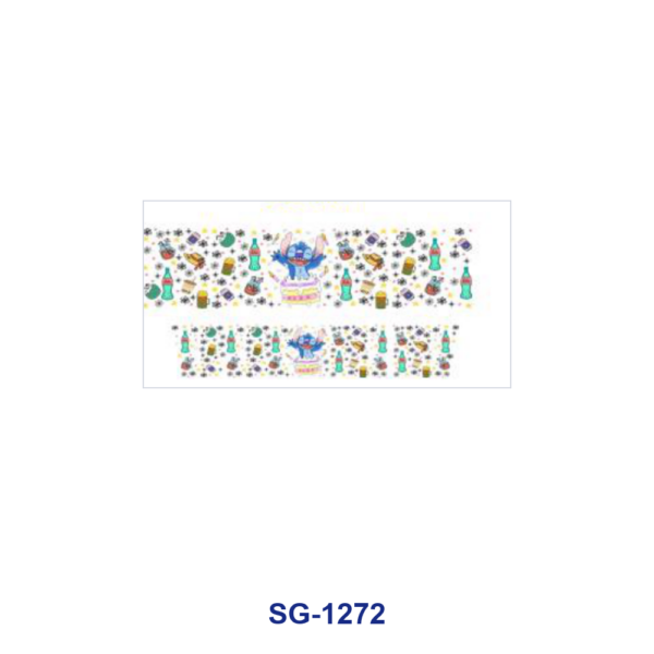 oly-8e89bd11cef219257134e9616669ffb3 Wholesale 8pcs Mixed Black White Cartoon Mouse Pink Bow White Cat Blue Alien Creature Berry Cartoon Girl Donut Print 3oz Cup Stickers Wrap OLY Exclusive