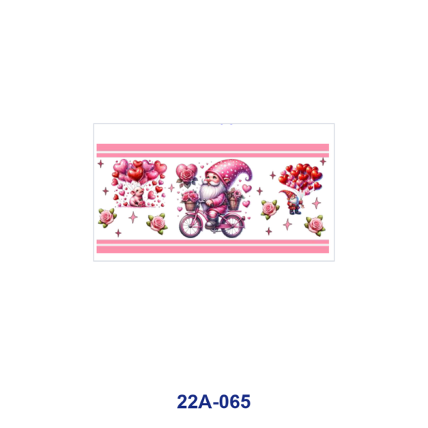oly-8e9c15a17f9c36c255855db5f70ad73b Wholesale 5pcs Valentine Garden Sprite Cute Pig Red Pink Rose Heart Bow Mixed Floral Print 16oz Cup UV DTF Wraps