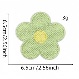 Large self-adhesive floral cloth stickers 3#