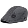 Wholesale Modern English Alphabet Embroidered Cotton Beret Hat Men's Fashion Accessory Resale