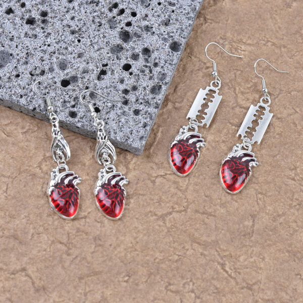oly-8eb9cfe9e012c771d586aabda53feab1 Wholesale Electroplated Retro Bat Drop Earring Necklace Set Trendy Halloween Jewelry Accessory for Gift Boutique