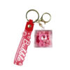 oly-8ed2d536991d161ebf30ca160db08afb Wholesale Acrylic Oil Infused Strawberry Bear Keychain Bag Charm Car Key Accessory Gift OLY Exclusive