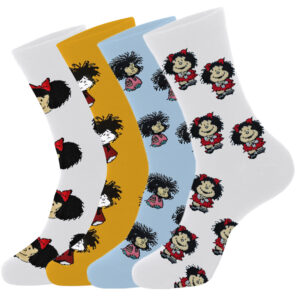 oly-8edc1b1d679499966eeda26131da9a48 Wholesale Mafalda Cartoon Pattern Casual Socks Everyday Fashion Accessory for Boutique Resale OLY Exclusive