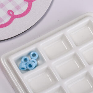 Light blue screws