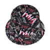 oly-8ef09e6c9983d5044e8515d90ca9a4c2 Wholesale Letter Graffiti Print Bucket Hat for Unisex Sun Protection Outdoor Fashion Gift