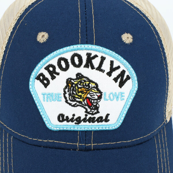 Wholesale Embroidered Tiger Head Baseball Cap Black Adjustable Outdoor Sports Fashion Accessory