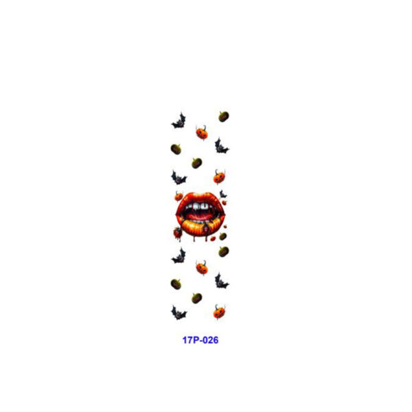 oly-8f3295fd6b4879e6068d5eef20003059 Wholesale 2/8/16pcs UV DTF Stickers Lips Halloween Floral Elements Packs of Suitable for Pens and Bookmarks