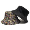 oly-8f987251926d7c4aced0d9f0bf72d705 Wholesale Trendy Reversible Bucket Hat with Dart Board Print Sun Protection Unisex Fashion Accessory