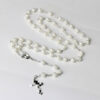oly-8f993389d8727a05600f065cfdc657ba Wholesale Handmade Pearl Rosary Necklace with Cross Pendant White Fashion Accessory Boutique Resale