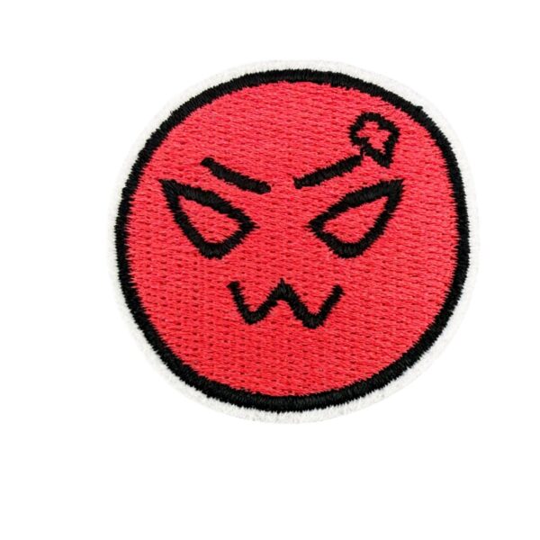 oly-8f9ad0af53f6bf90b3369e528db5f1a2 Wholesale Cartoon Expression Embroidered Patches Round Iron-On Stickers for Caps Bags Clothing Craft Supply