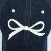 Wholesale Denim Bow Baseball Cap Fashion Accessory for Party Gift Boutique Resale