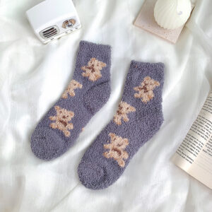 Bear biscuit series-gray / One size fits all