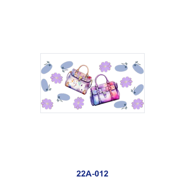 oly-8ff2a427443508811734869130c8ed59 Wholesale 5pcs Watercolor Designer Handbag Bear Logo Cherry Bow Floral Mix 16oz Cup UV DTF Wraps OLY Exclusive