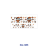 Wholesale 8pcs Sports Sign Print Pattern 3oz Cup Stickers Wrap OLY Exclusive