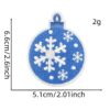Wholesale Blue Christmas Graffiti Embroidered Patch Sticker Decorative Resale Accessory