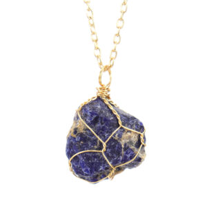 Gold + blue pattern / pure natural