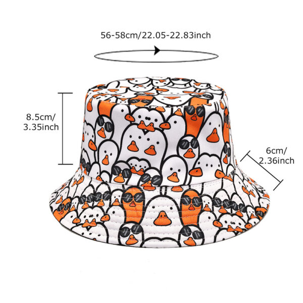 Wholesale Trendy Duck Pattern Bucket Hat for Women Sun Protection Resale