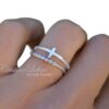 oly-90738f442cb6cb282e984c41a7cadeff Wholesale Double Layer Cross Bohemian Gold Alloy Ring Fashion Jewelry Accessory