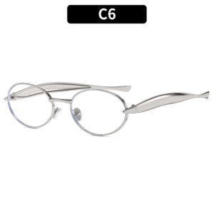C6-silver frame white film