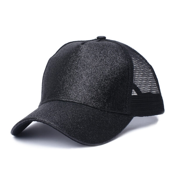 Wholesale Trendy Women's Ponytail Baseball Cap with Mesh Back - Fashion Accessory for Boutique Resale