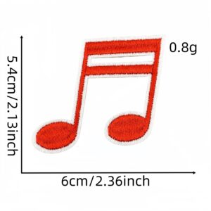 Musical note cloth sticker 2#