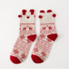 oly-90ea688e890e22f8669e9a5ec2bddd18 Wholesale Polyester Cotton Cartoon Christmas Socks Cute Santa Snowflake Reindeer for Women Youth